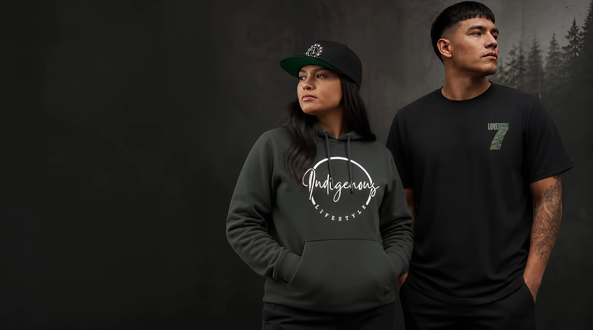 Indigenous Lifestyle branded streetwear campaign